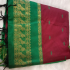 Kalyani Cotton Saree Maroon with Green