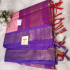 Kalyani Cotton Saree Powder Pink with Purple