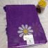 Mul Mul Soft Cotton Saree with Sunflower Butta Design