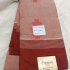 Pure Handloom Cotton Saree Dull Red with Majenta
