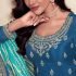 Heavy Emboridered Chinon Semi Stitched Salwar Suit