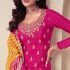 Heavy Emboridered Chinon Semi Stitched Salwar Suit
