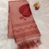 Lichi Jacquard Sarees - Pink