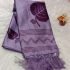 Lichi Jacquard Sarees - purple