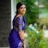 Maheswari Silk Cotton Saree  - Blue