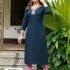 Roman Silk Kurti with Embroidery