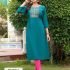 Roman Silk Kurti with Embroidery