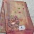 Tissu Emboridery Saree - Pink