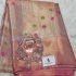 Tissu Emboridery Saree - Pink