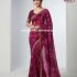 Georgette Saree with Tye and Dye Design with Lace Border