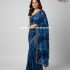 Georgette Saree with Tye and Dye Design with Lace Border