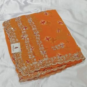 Georgette Bandhani Fancy Sarees