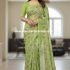 Linen Cotton with Floral Printed Saree