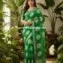 Linen Cotton with Floral Printed Saree