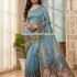 Tussar Semi Silk with Digital Printed Saree