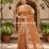 Linen Cotton with Floral Printed Saree